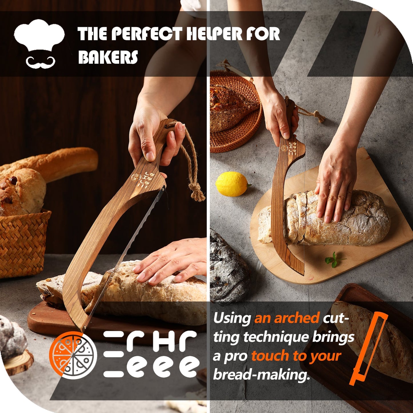 8-Inch Serrated Bread Knife – Clean Cuts Through Any Loaf