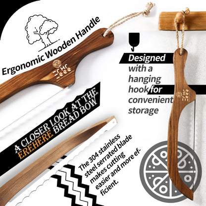 8-Inch Serrated Bread Knife – Clean Cuts Through Any Loaf