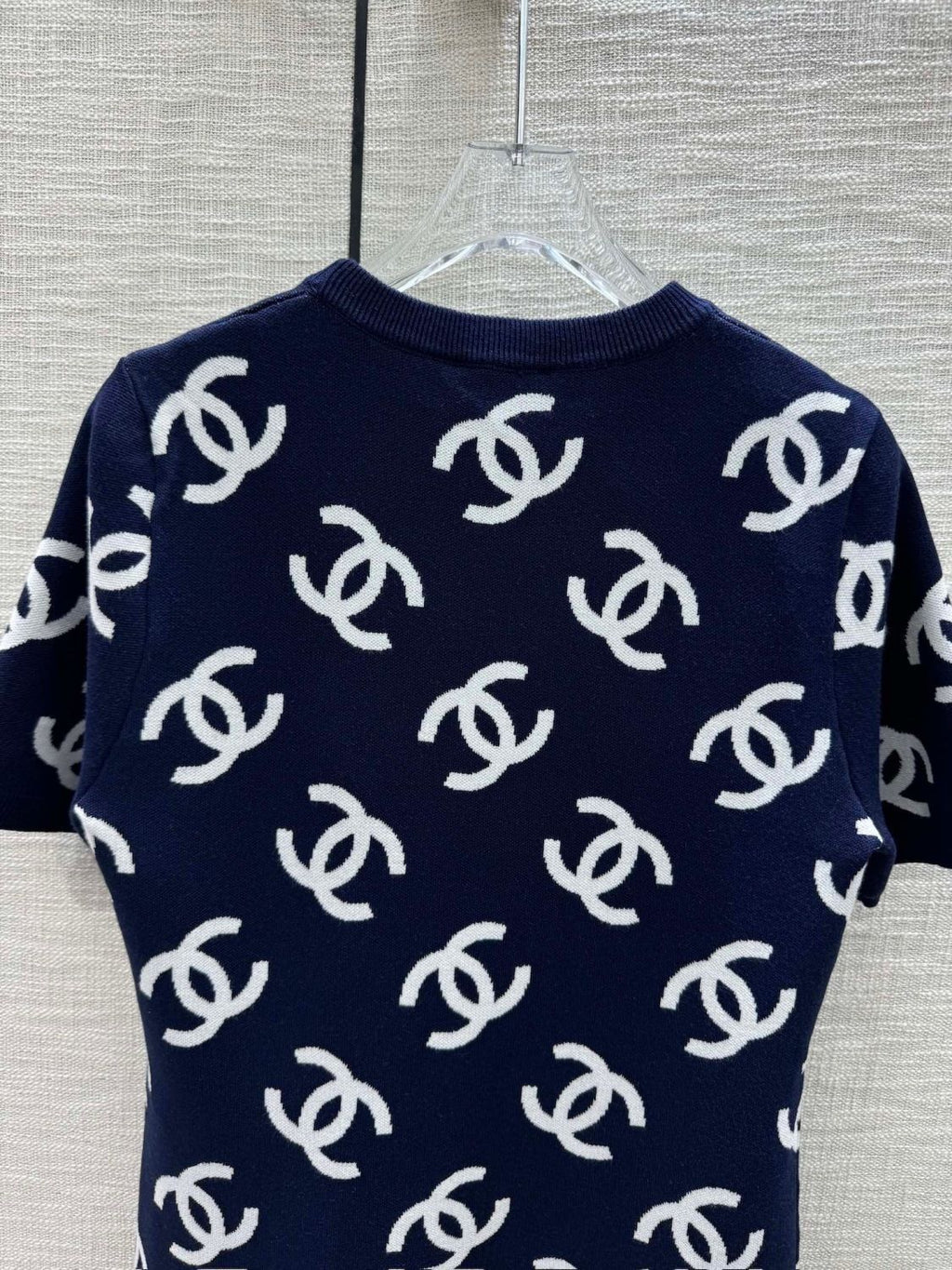 Fashion New Slim-fit Slim-fit Knitted Short-sleeved Dress 1024041621