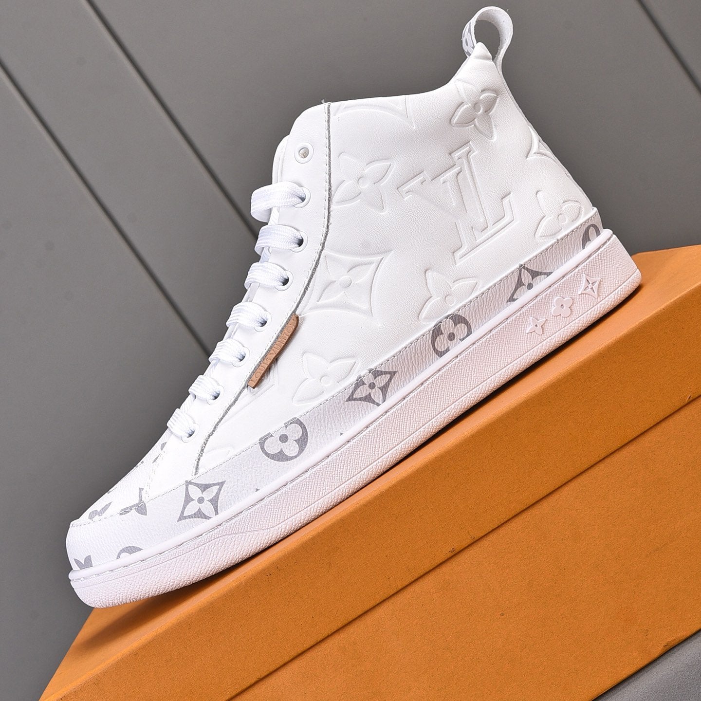 Leisure Pattern Two Tone Trendy High-top Shoes