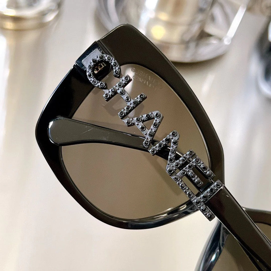 Black Frame Plain UV Protection SunglassesPD05202411904