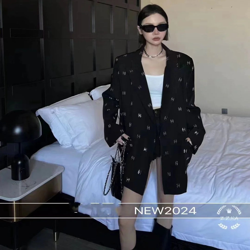 New Fashion C Logo Handmade Stylish Women's JacketPD05202422710