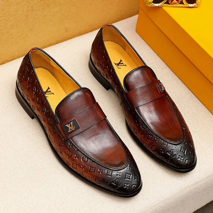 LUXURY PATTERN DARKSTYLE FORMAL DRESS SLIPON SHOES