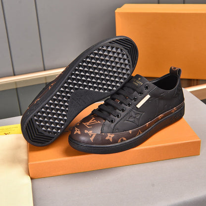 Leisure Pattern Two Tone Trendy Low-top Shoes