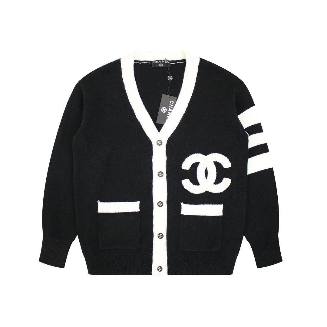 Versatile Knitted Embroidered Cardigan 1024093027