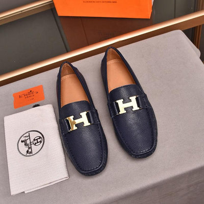 Genuine Leather Casual Comfortable Men's Slip-on ShoesPD05202412401