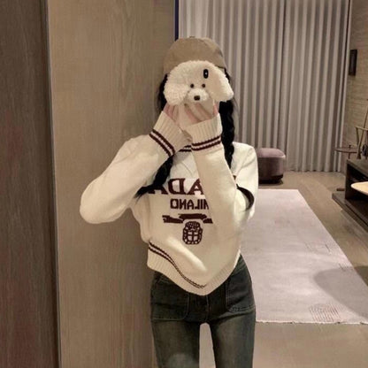 PR Long Sleeve Crewneck Sweater 1824091012