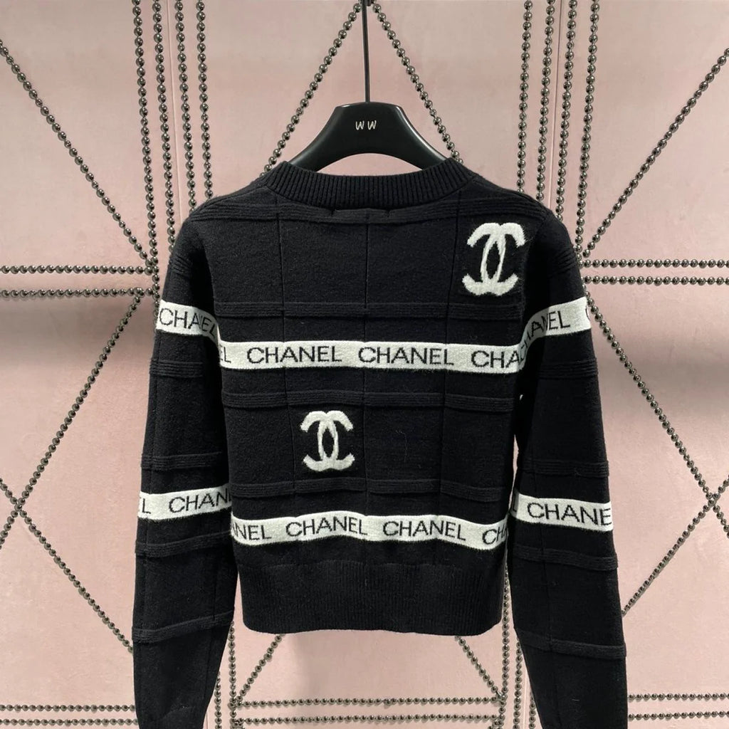 New Casual Letter Jacquard Long Sleeve Jacket 1024030610