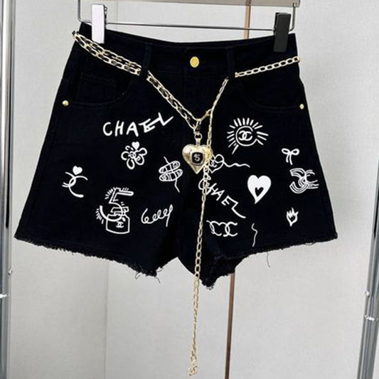 Fashion trend graffiti shorts PD10061217