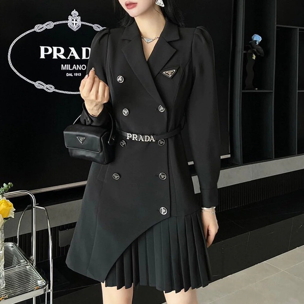 New suit pleated dress 1024011202