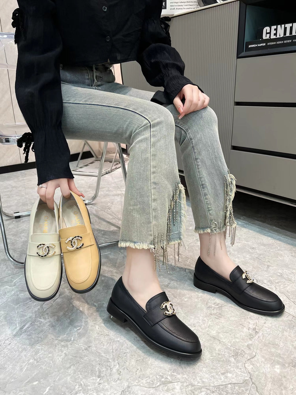 23 Womens aktuelle Top-CL-Loafer  1