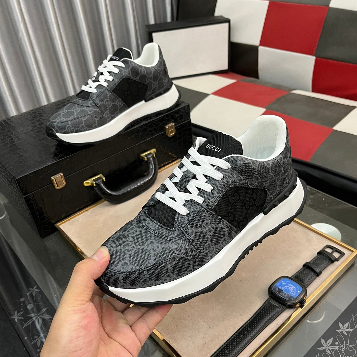 Men's Printed Sneakers XC0723082109