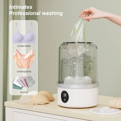 Small Wireless Portable Mini Washer for Lingerie