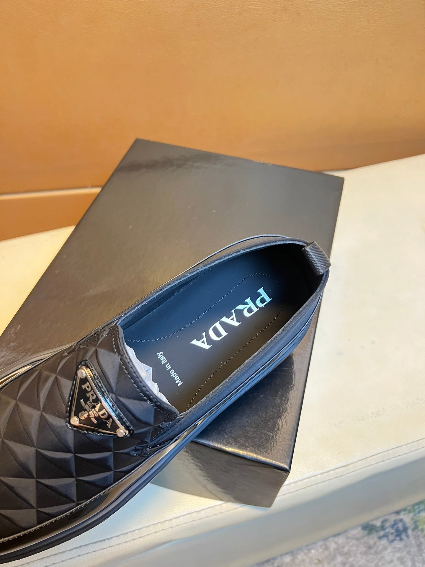 PRD triangle print slip-on sneakers 0724101405