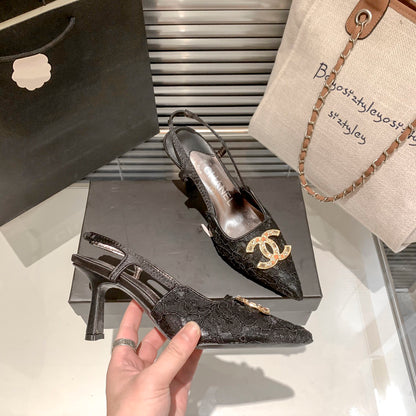 CNL fashion lace high heels XC0723102502