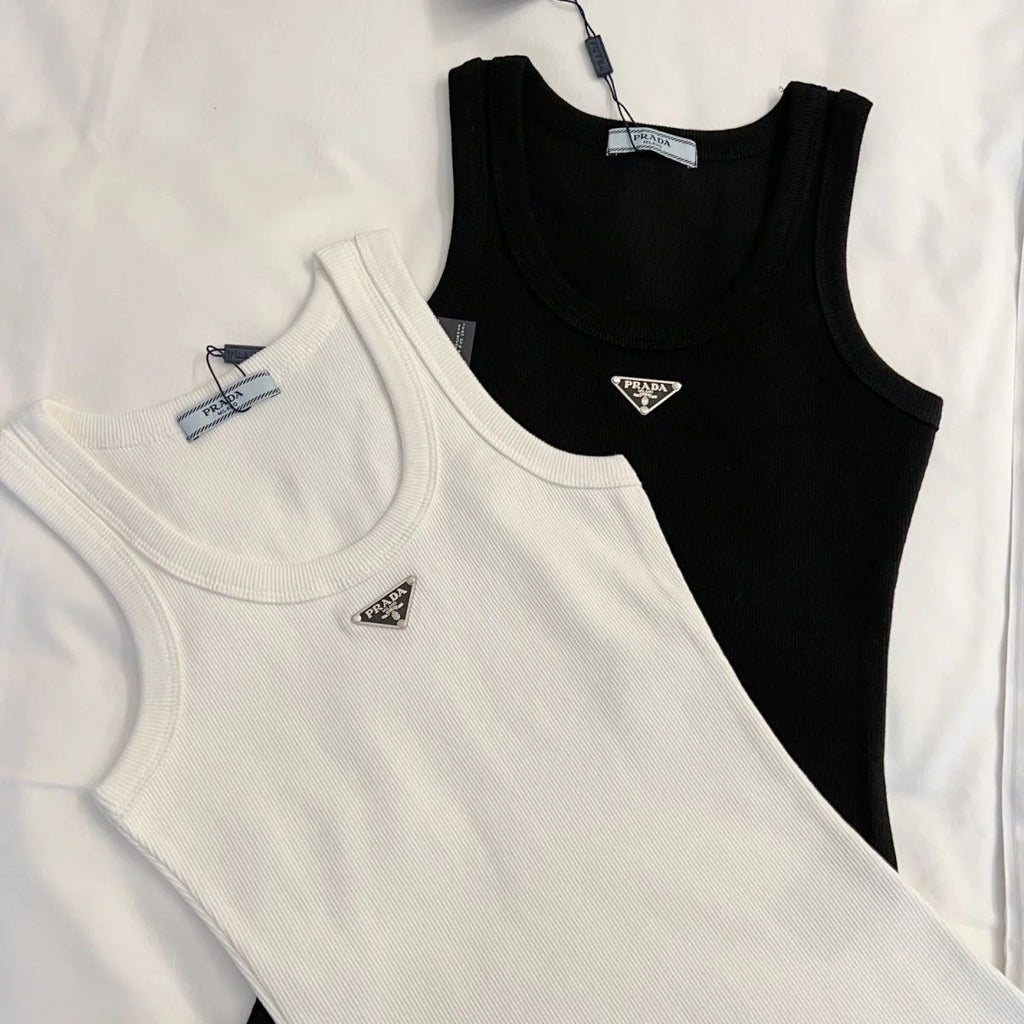 New Knitted Threaded Vest All-match Sling 1024031303