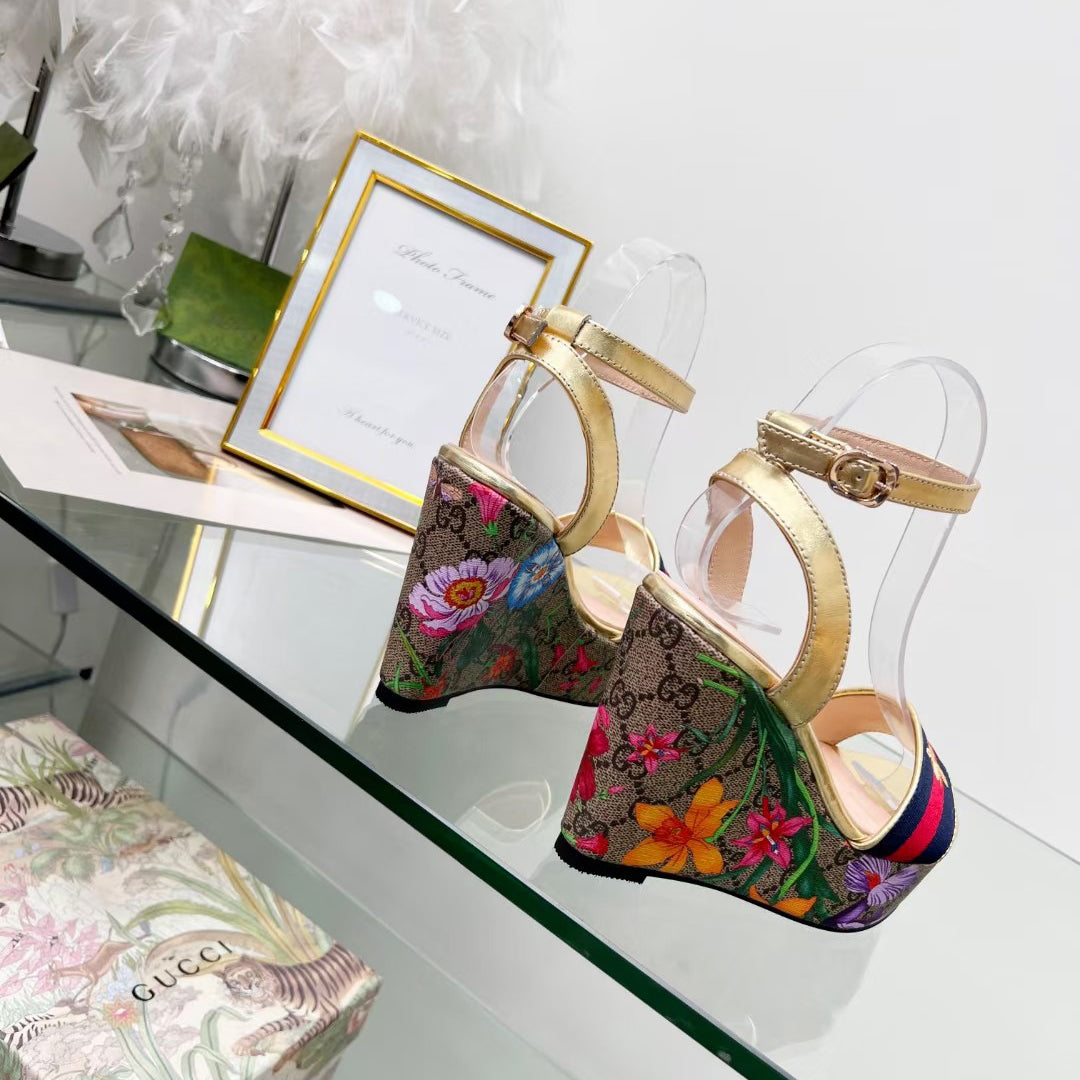 flower and bird Cordyceps series all-match sandals-01