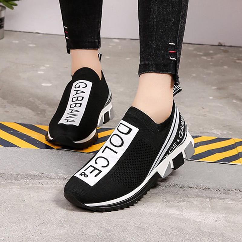 New Fashion Flyknit Sports Shoes Women's Single Shoes 1023122601