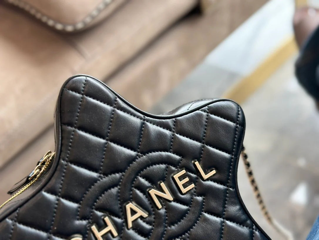 CNL Fashion Rhombus Five-pointed Star Bag 0724021904