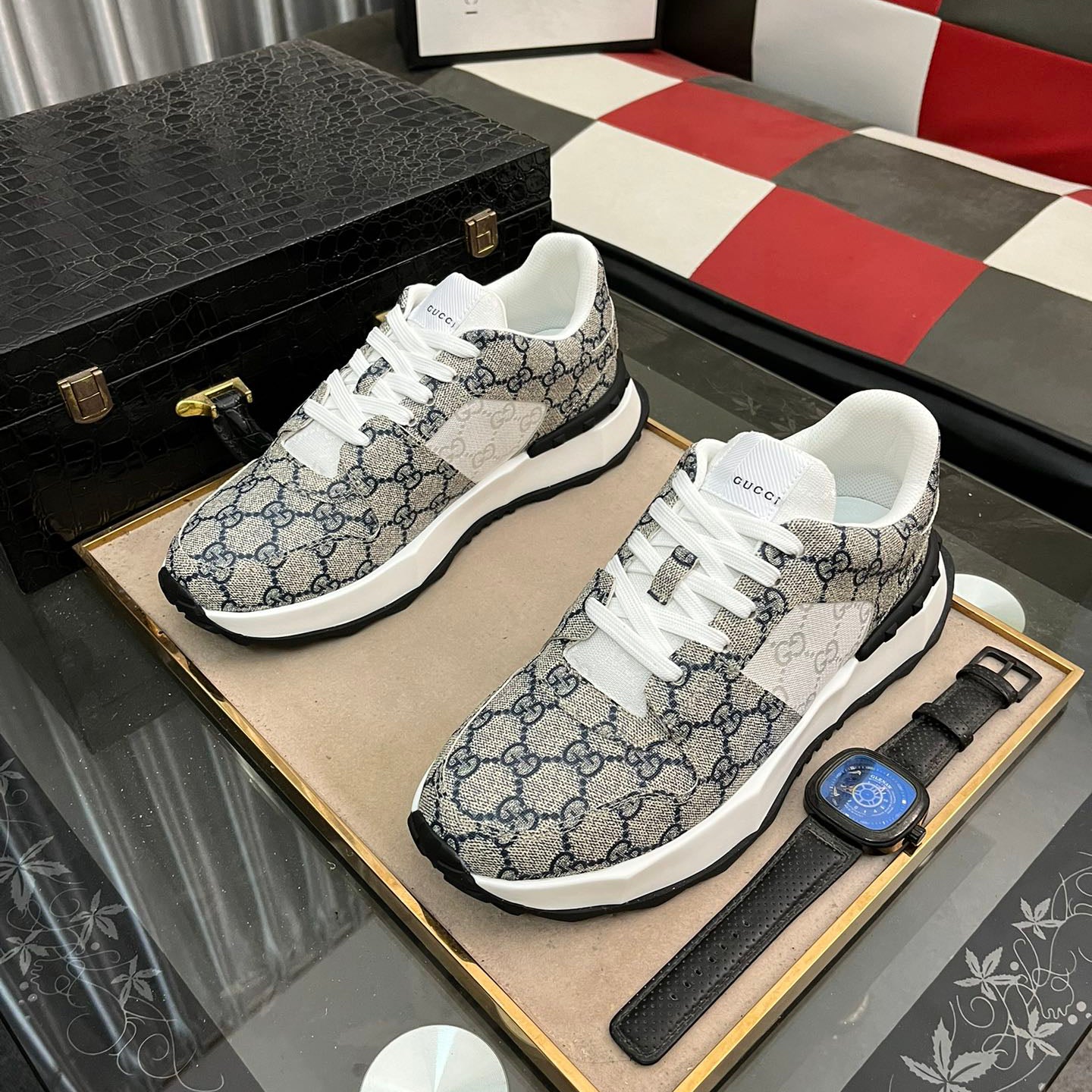 Men's Printed Sneakers XC0723082109
