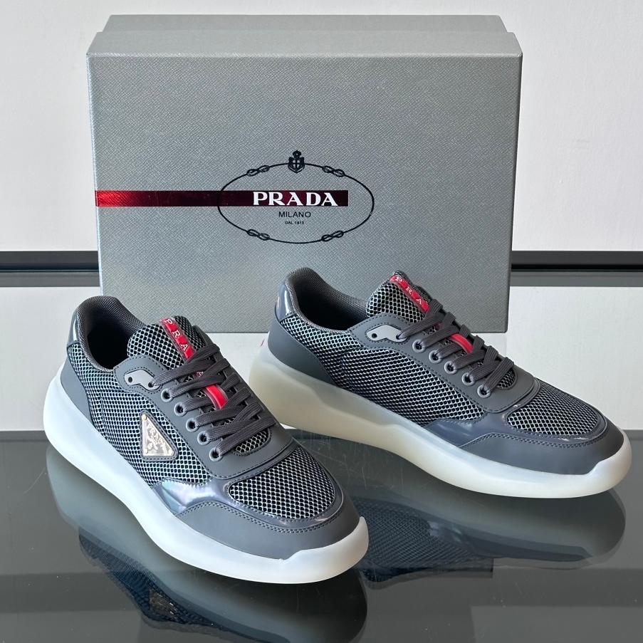 PR Mesh lace-up sneakers 0725061201