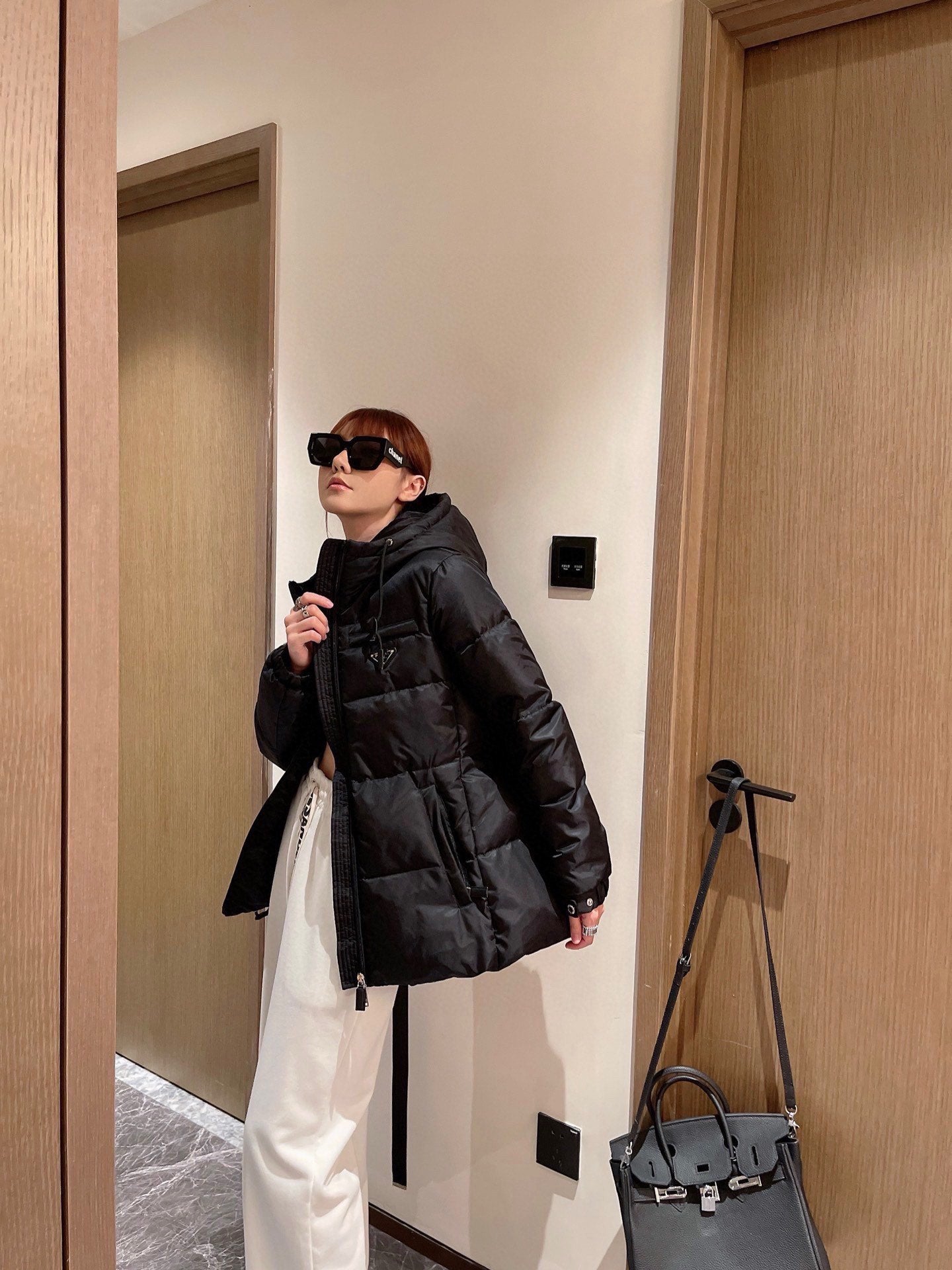 PRD fashion triangle logo down jacket 0724111208