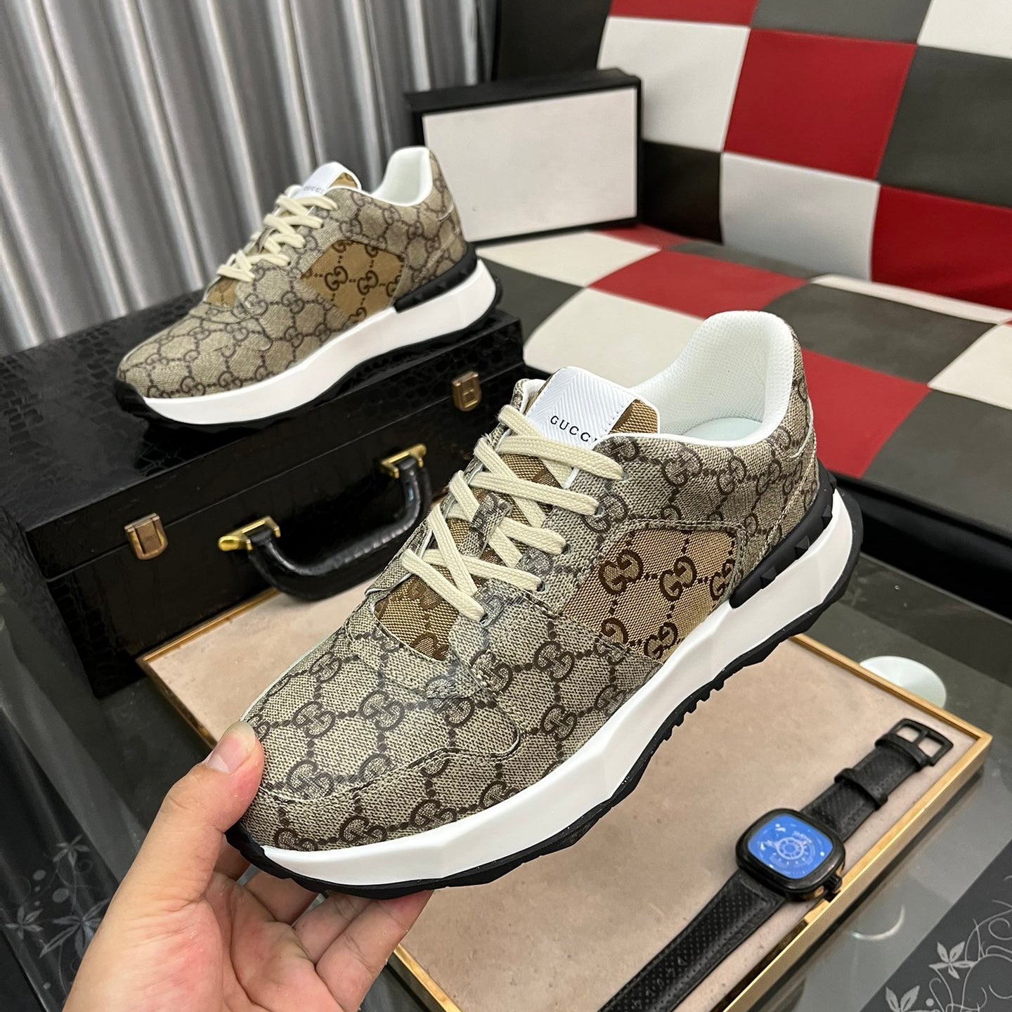 Men's Printed Sneakers XC0723082109