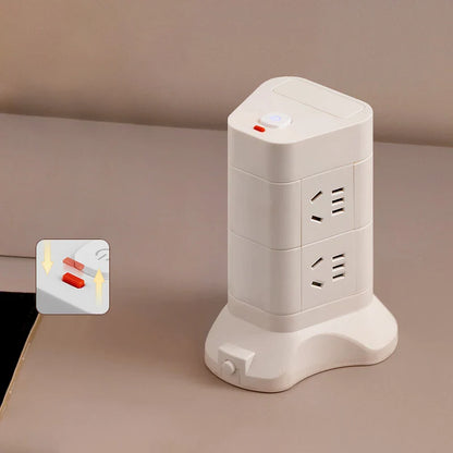 Desktop household space saving socket intelligent switch socket