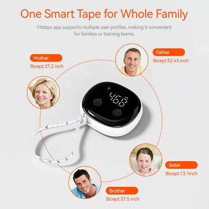 Smart Digital Body Measuring Tape Innovative Tape Measure with Fitdays