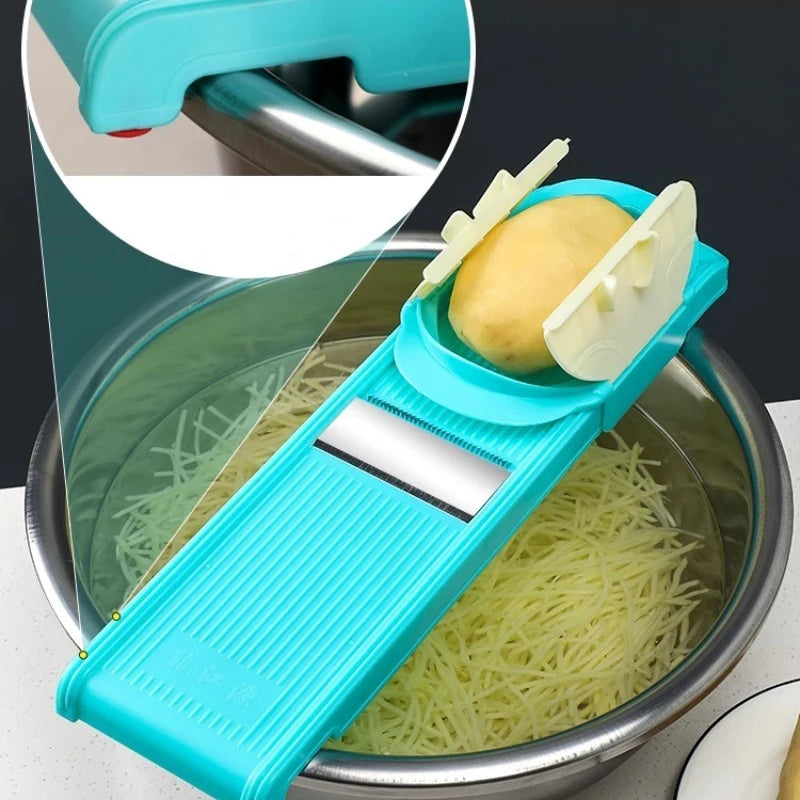 Portable Vegetable Grater Potato Slicer Multifunctional Korean Carrot Graters Potatoes Cutter Gadgets Kitchen Accessories Tools