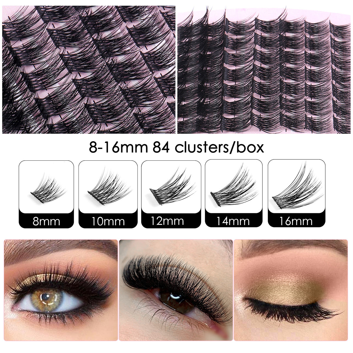 Moonage Daydream Segmented Natural Lashes