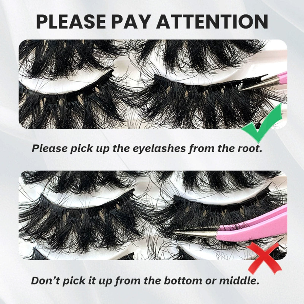 Cantata Charm 5 Pairs Natural Glue-on Lashes