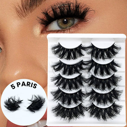 Cantata Charm 5 Pairs Natural Glue-on Lashes