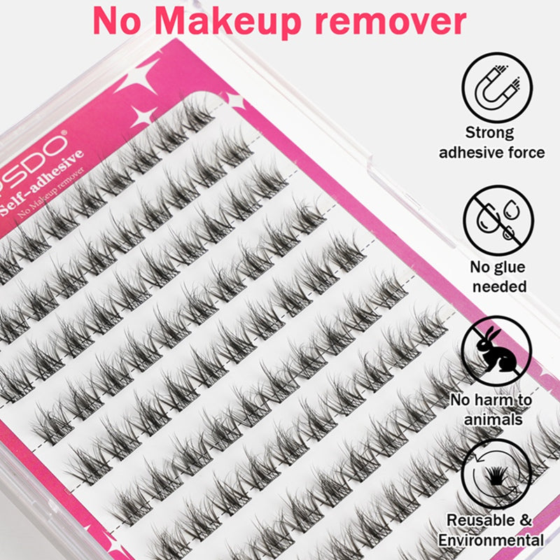 Opium Haze Segmented Natural Glue-on Lashes