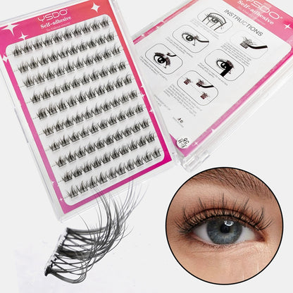 Opium Haze Segmented Natural Glue-on Lashes