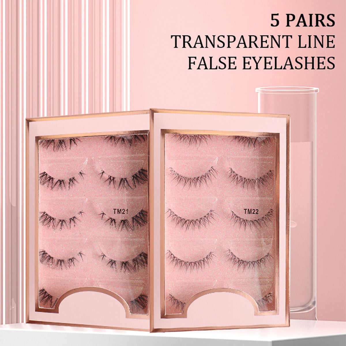 Attitude 5 Pairs Natural Lashes