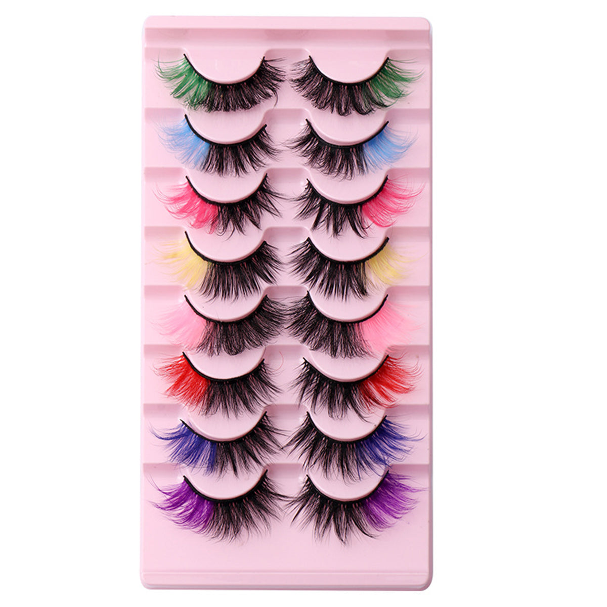 Party Time 8 Pairs Glue-on Dramatic Lashes