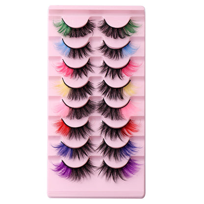 Party Time 8 Pairs Glue-on Dramatic Lashes