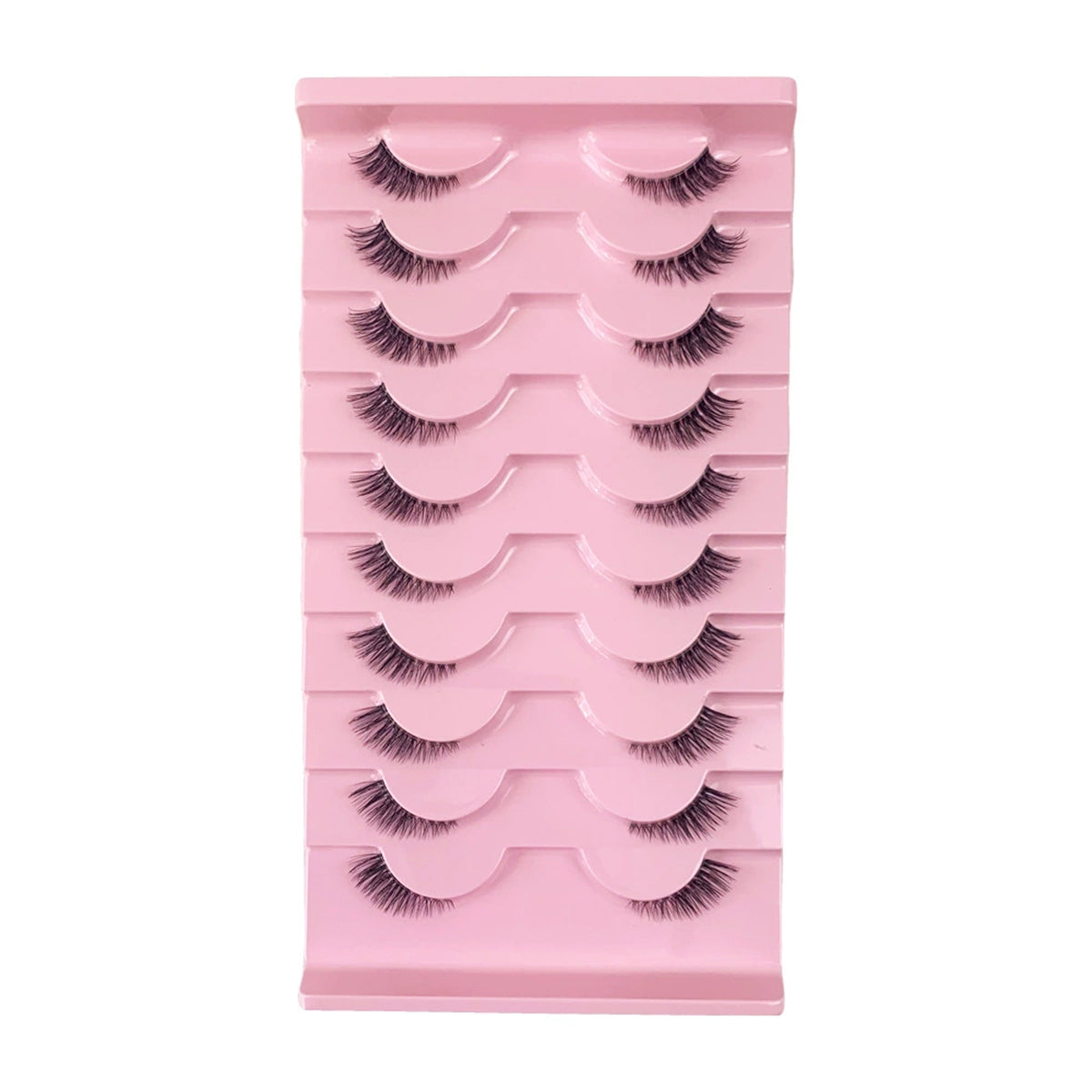 Free Soul 10 Pairs Natural Glue-on Lashes