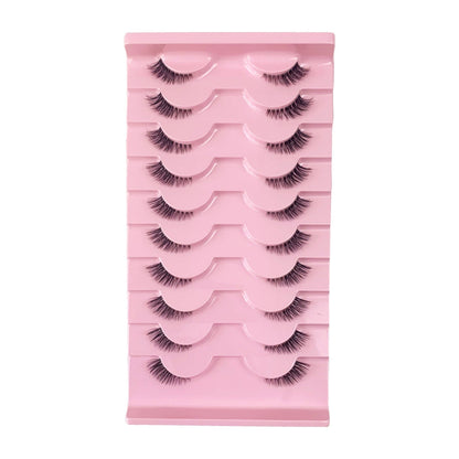 Free Soul 10 Pairs Natural Glue-on Lashes