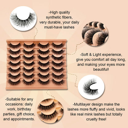 Dark Swan 14 Pairs Natural Lashes