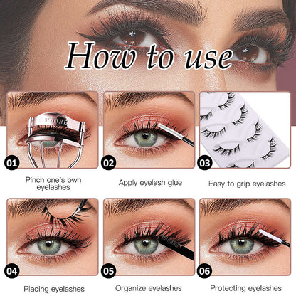 Today's Luck 5 Pairs Natural Lashes