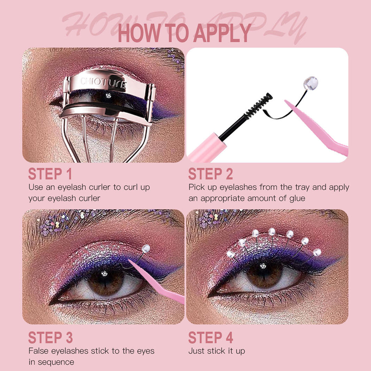 Crystal Flutter Single Dramatic Lashes