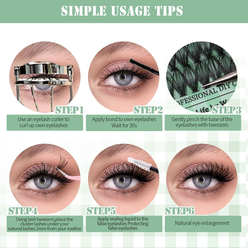 Birch Glow Segmented Natural Lashes