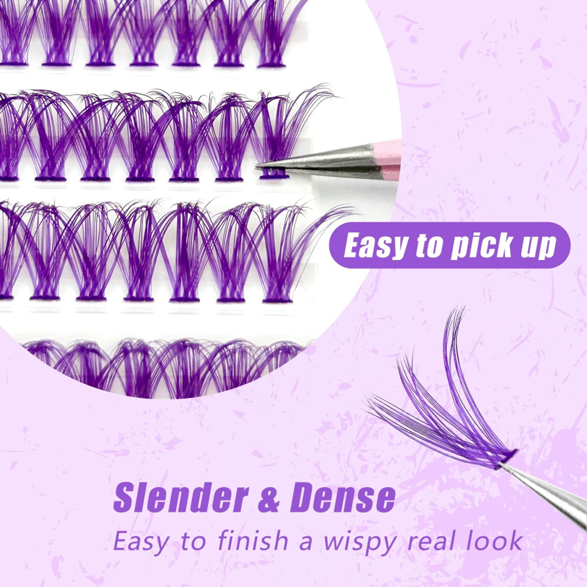 Amethyst Allure Segmented Dramatic Lashes