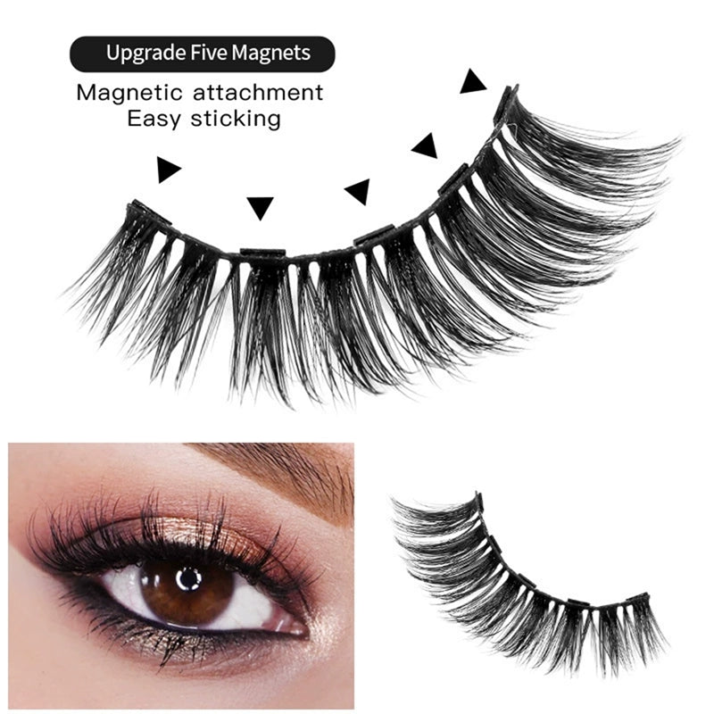 Morning Dew 10 Pairs Magnetic Eyelashes Set