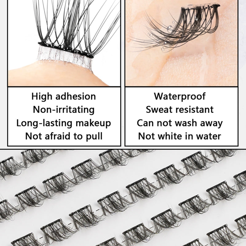 Opium Haze Segmented Natural Glue-on Lashes