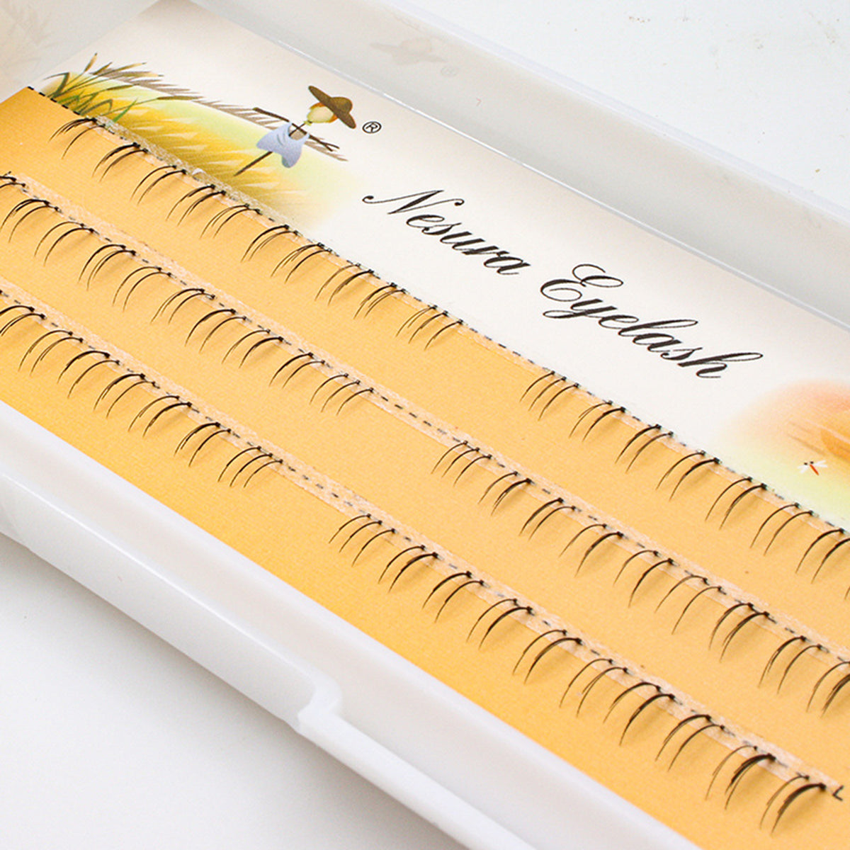 Carmen 3 Rows Segmented Natural Glue-on Lower Lashes