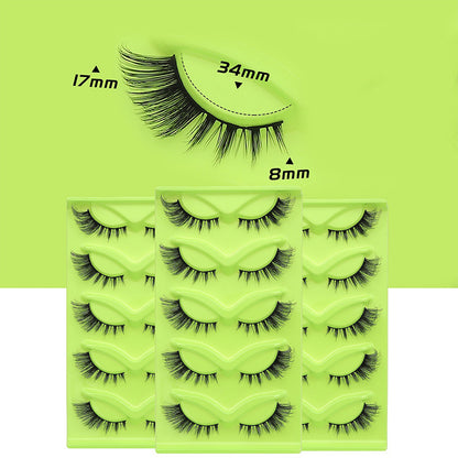 Storm Waltz 5 Pairs Natural Glue-on Lashes