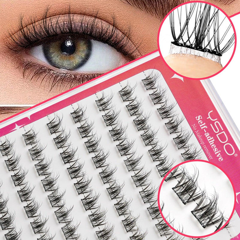 Opium Haze Segmented Natural Glue-on Lashes